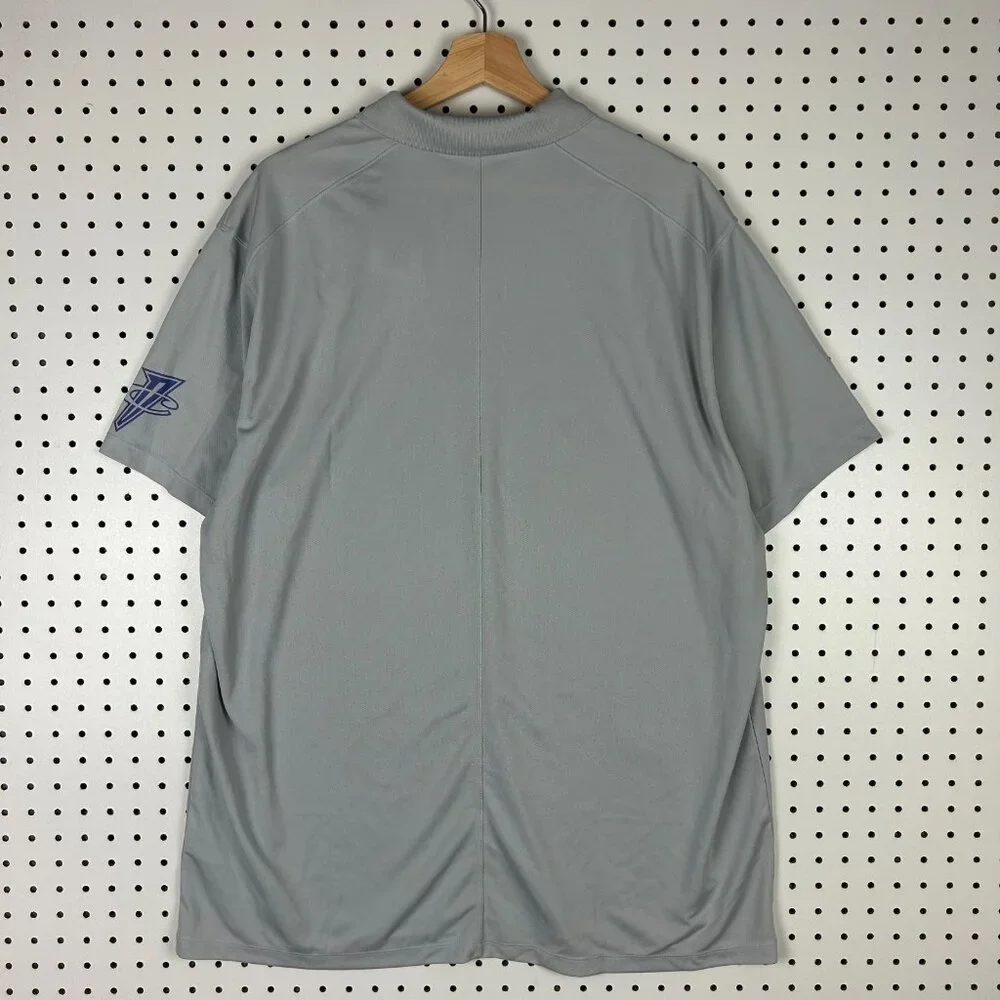 Nike 1 Cent Memphis Tigers Polo XL Gray Basketball Team Issued Penny Dri Fit NWT